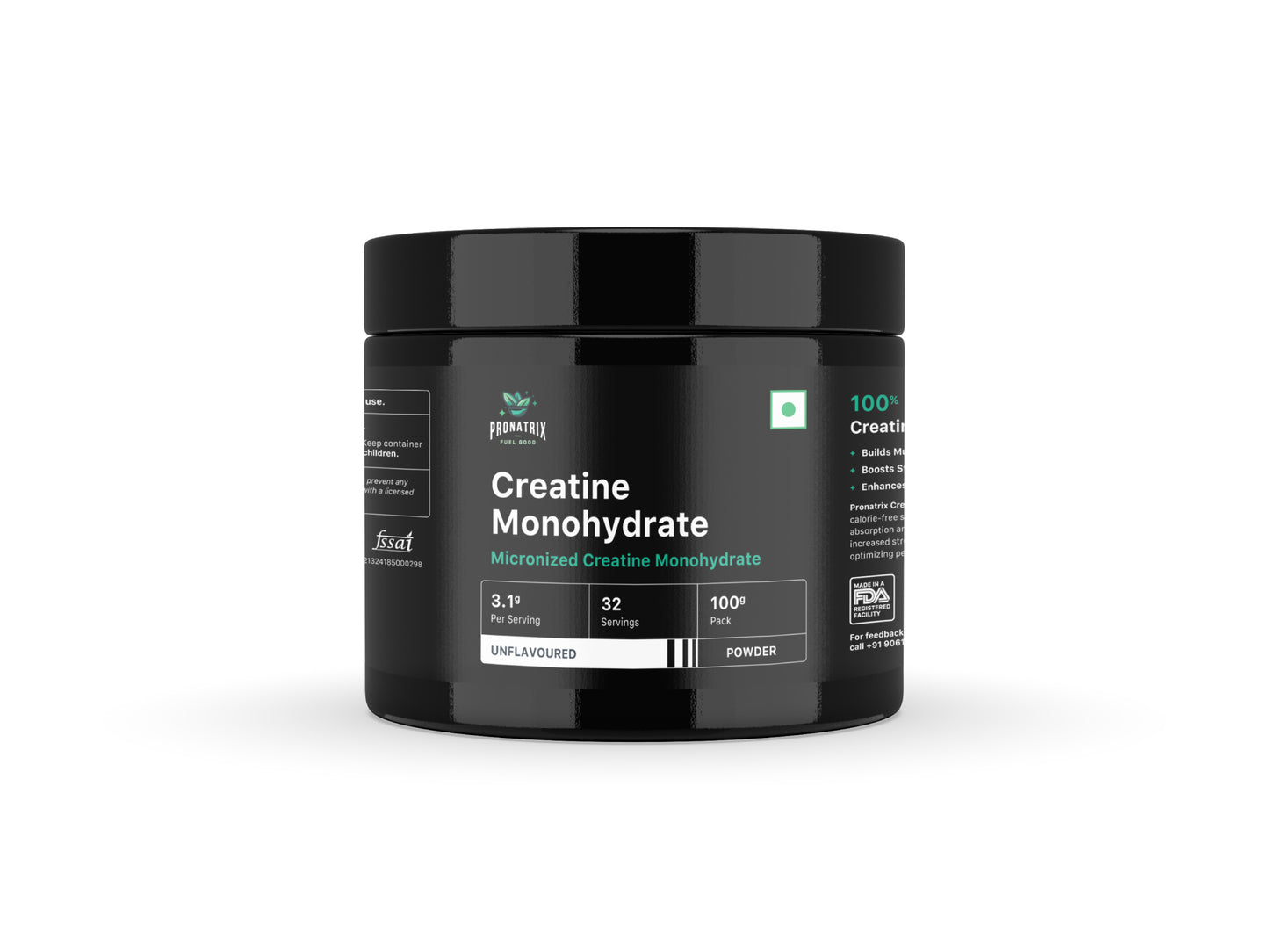 Creatine Monohydrate (100g) - Unflavoured